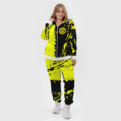 Женский 3D-костюм Borussia краски текстура, цвет: 3D-белый — фото 2