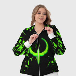 Женский 3D-костюм Quake брызги кислотных красок, цвет: 3D-белый — фото 2