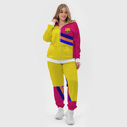 Женский 3D-костюм Барселона фк клуб геометрия, цвет: 3D-белый — фото 2