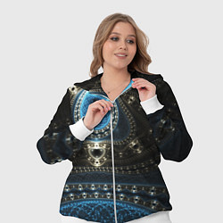 Женский 3D-костюм Психоделика текстура, цвет: 3D-белый — фото 2