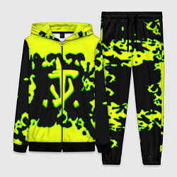 Женский 3D-костюм Doom кислотное лого краски, цвет: 3D-черный