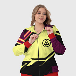 Женский 3D-костюм Linkin park geometry steel, цвет: 3D-красный — фото 2