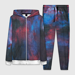 Женский 3D-костюм Тай-дай космос, цвет: 3D-белый