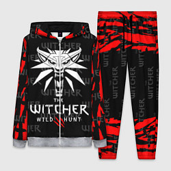 Женский 3D-костюм Ведьмак - волк, цвет: 3D-меланж