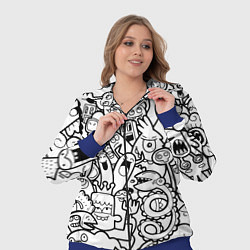 Женский 3D-костюм Каляки маляки, цвет: 3D-синий — фото 2