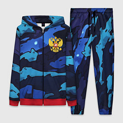 Женский 3D-костюм Камуфляж с гербом РФ, цвет: 3D-красный