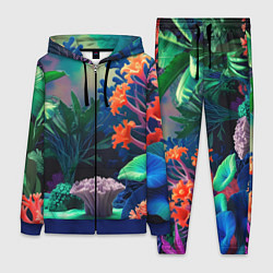 Женский 3D-костюм Морское дно с кораллами, цвет: 3D-синий