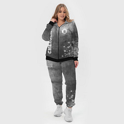 Женский 3D-костюм Chelsea - grey gradient вертикально, цвет: 3D-черный — фото 2