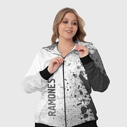Женский 3D-костюм Ramones - white gradient по-вертикали, цвет: 3D-черный — фото 2