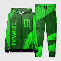 Женский костюм Paramore - green gradient вертикально