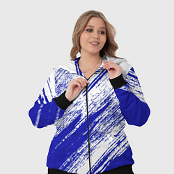 Женский 3D-костюм The color is white and blue, цвет: 3D-черный — фото 2