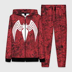 Женский 3D-костюм Знак венома на красном, цвет: 3D-черный