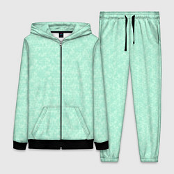 Женский 3D-костюм Аквамарин однотонный текстурированный, цвет: 3D-черный