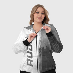 Женский 3D-костюм Audi - white gradient по-вертикали, цвет: 3D-черный — фото 2