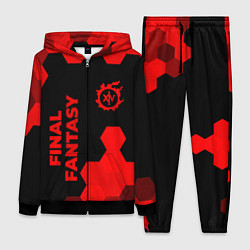 Женский костюм Final Fantasy - red gradient вертикально