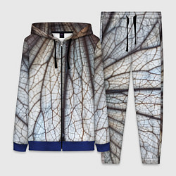 Женский 3D-костюм Прожилки растения, цвет: 3D-синий