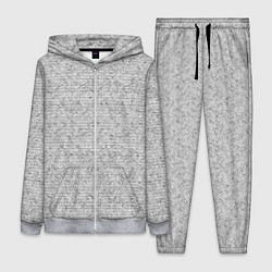 Женский 3D-костюм Текстура в тонкую полоску серый, цвет: 3D-меланж