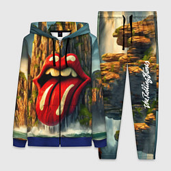 Женский 3D-костюм Rolling Stones - sea rocks, цвет: 3D-синий