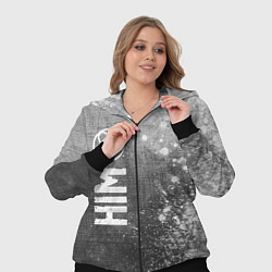 Женский 3D-костюм HIM - grey gradient по-вертикали, цвет: 3D-черный — фото 2