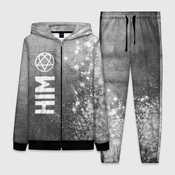 Женский 3D-костюм HIM - grey gradient по-вертикали, цвет: 3D-черный