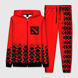 Женский 3D-костюм Dota игровой паттерн, цвет: 3D-черный