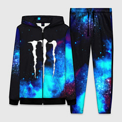 Женский 3D-костюм Monster energy космос, цвет: 3D-черный