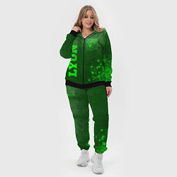 Женский 3D-костюм Lyon - green gradient вертикально, цвет: 3D-черный — фото 2