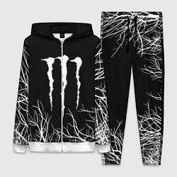 Женский 3D-костюм Monster energy лес, цвет: 3D-белый