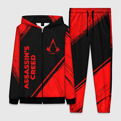 Женский костюм Assassins Creed - red gradient вертикально