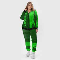 Женский 3D-костюм Lifan - green gradient по-вертикали, цвет: 3D-черный — фото 2