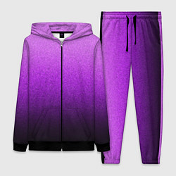 Женский костюм Магический градиент крошка чёрно-фиолетовый