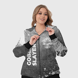 Женский 3D-костюм Goblin Slayer - grey gradient вертикально, цвет: 3D-черный — фото 2