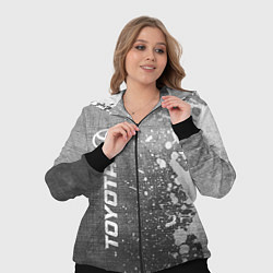 Женский 3D-костюм Toyota - grey gradient по-вертикали, цвет: 3D-черный — фото 2