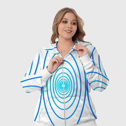 Женский 3D-костюм Овалы с свечением, цвет: 3D-белый — фото 2