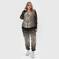 Женский 3D-костюм Узоры с градиентом, цвет: 3D-черный — фото 2