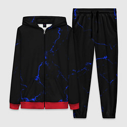 Женский 3D-костюм Color black blue, цвет: 3D-красный