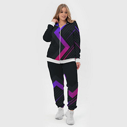 Женский 3D-костюм Color black line, цвет: 3D-белый — фото 2