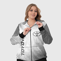 Женский 3D-костюм Toyota - white gradient вертикально, цвет: 3D-черный — фото 2