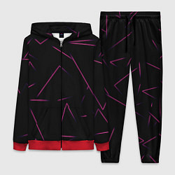 Женский 3D-костюм Color pink line, цвет: 3D-красный