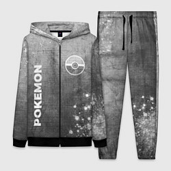 Женский 3D-костюм Pokemon - grey gradient вертикально, цвет: 3D-черный