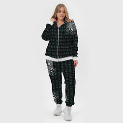 Женский 3D-костюм Руны и татуировки викингов, цвет: 3D-белый — фото 2