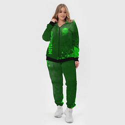 Женский 3D-костюм Motorhead - green gradient вертикально, цвет: 3D-черный — фото 2