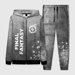 Женский костюм Final Fantasy - grey gradient вертикально