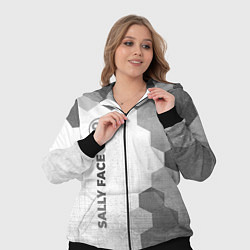 Женский 3D-костюм Sally Face - white gradient по-вертикали, цвет: 3D-черный — фото 2