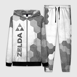 Женский 3D-костюм Zelda - white gradient по-вертикали, цвет: 3D-черный