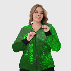 Женский 3D-костюм The Offspring - green gradient по-вертикали, цвет: 3D-черный — фото 2