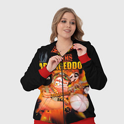 Женский 3D-костюм Worms - armageddon, цвет: 3D-красный — фото 2