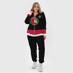 Женский 3D-костюм Оттава Сенаторз хоккей, цвет: 3D-белый — фото 2