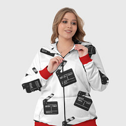 Женский 3D-костюм Съёмочная хлопушка, цвет: 3D-красный — фото 2