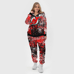 Женский 3D-костюм New Jersey Devils NHL black, цвет: 3D-черный — фото 2